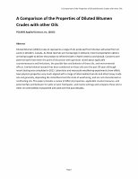 (PDF) Comparison of Dilbits and Other Oils - CRRC · 2014-01-08 · A ...